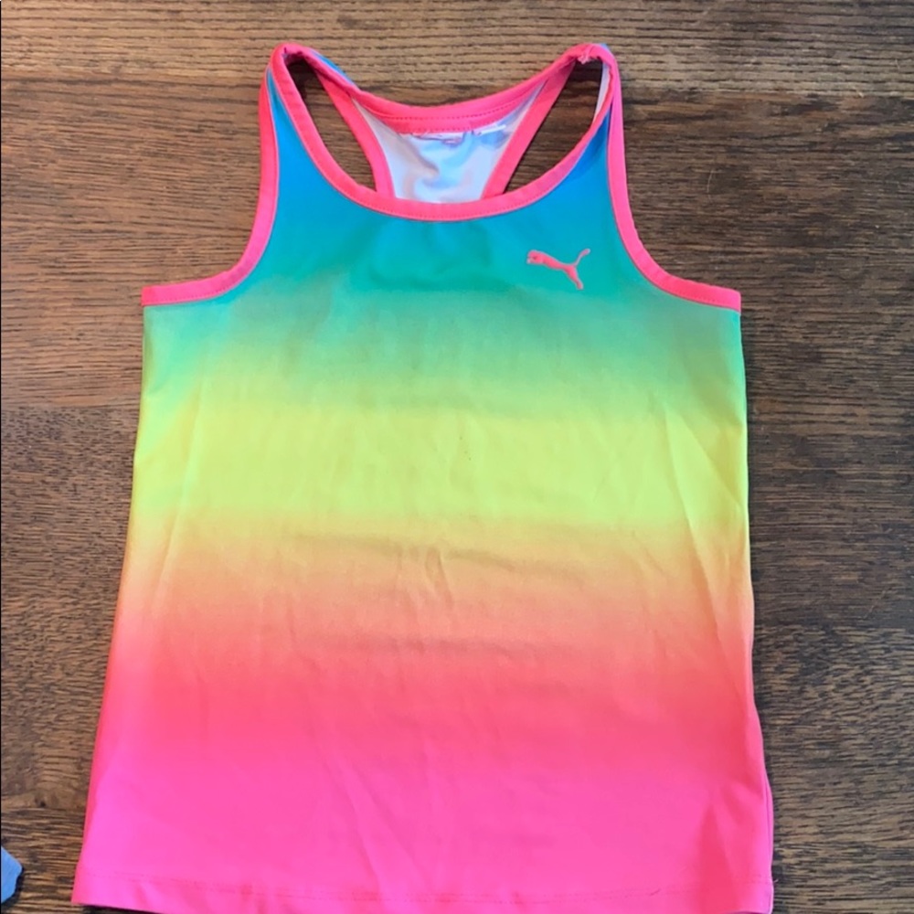 Dry-fit rainbow tank top!